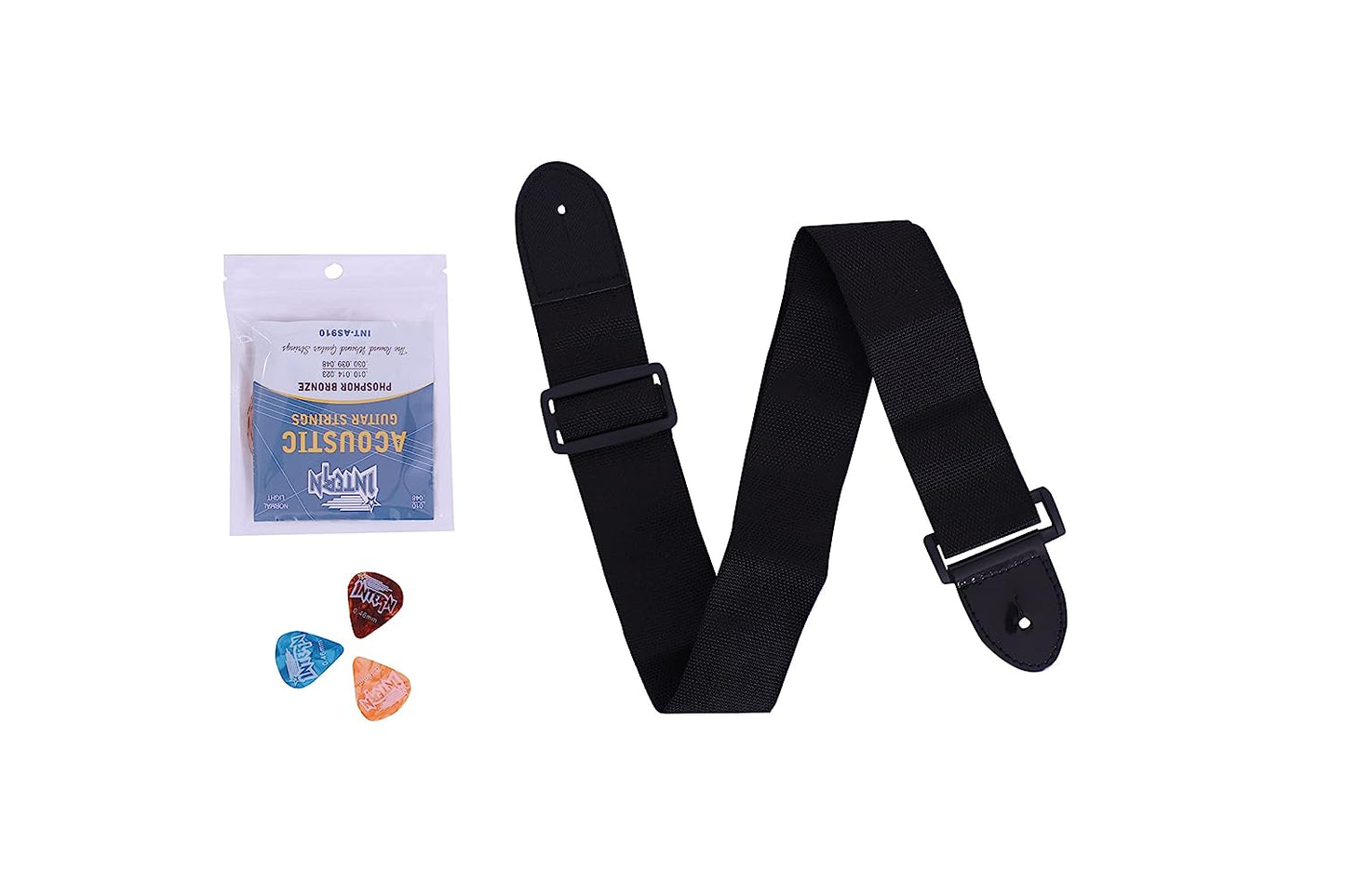 INTERN 40 inches Acoustic Guitar with Pick-up & truss rod, carry bag, strings pack, strap & picks. Premium Wooden durable built, Best tonal stability with professional sound amplificaiton. (Natural).