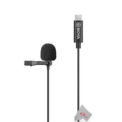 Boya BY-M3 Digital Lavalier Microphone For Type C Android Smartphone Podcast Vlog Interview Audio Video Record Mic V-Logging