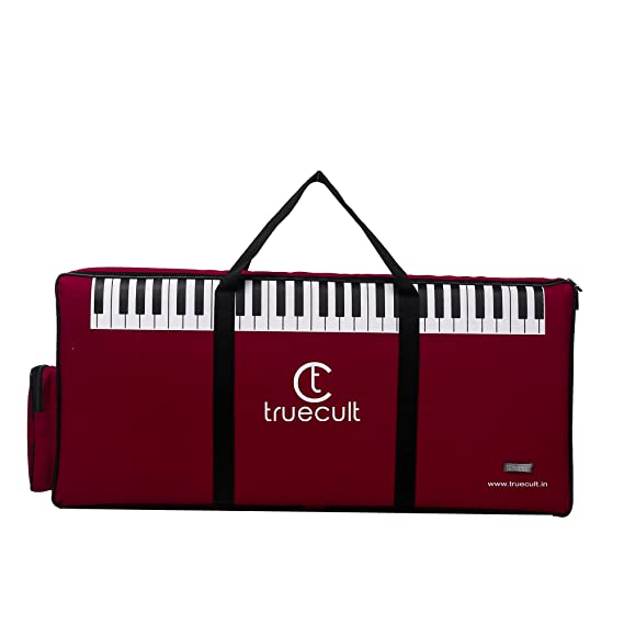 True Cult Keyboard Gig Bag/Cover for 61-Keys Yamaha or Casio Keyboard High quality material, Easy to carry with grip handle/Strong durable material
