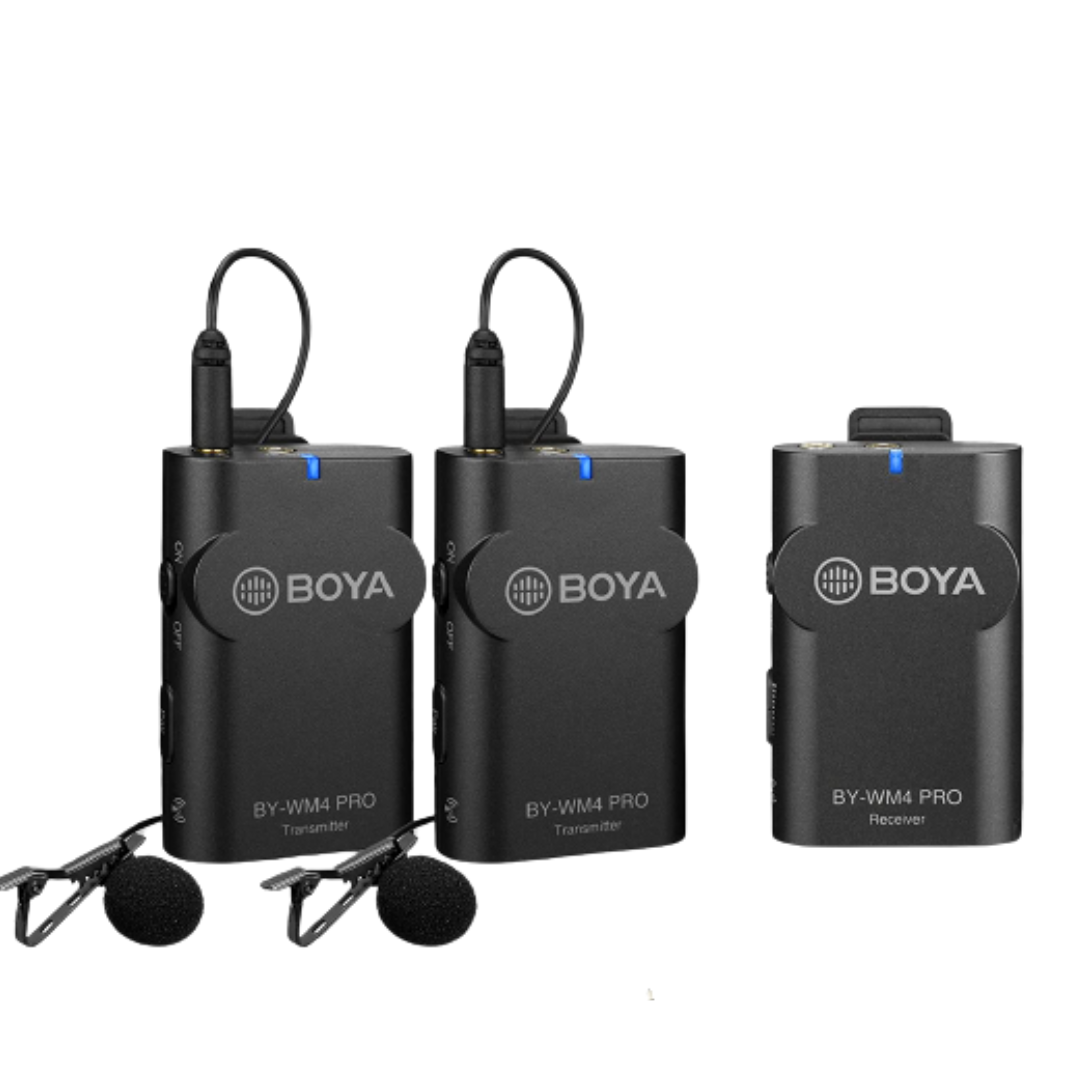 BOYA by-WM4 PRO-K2 Dual-Channel Digital Wireless Microphone